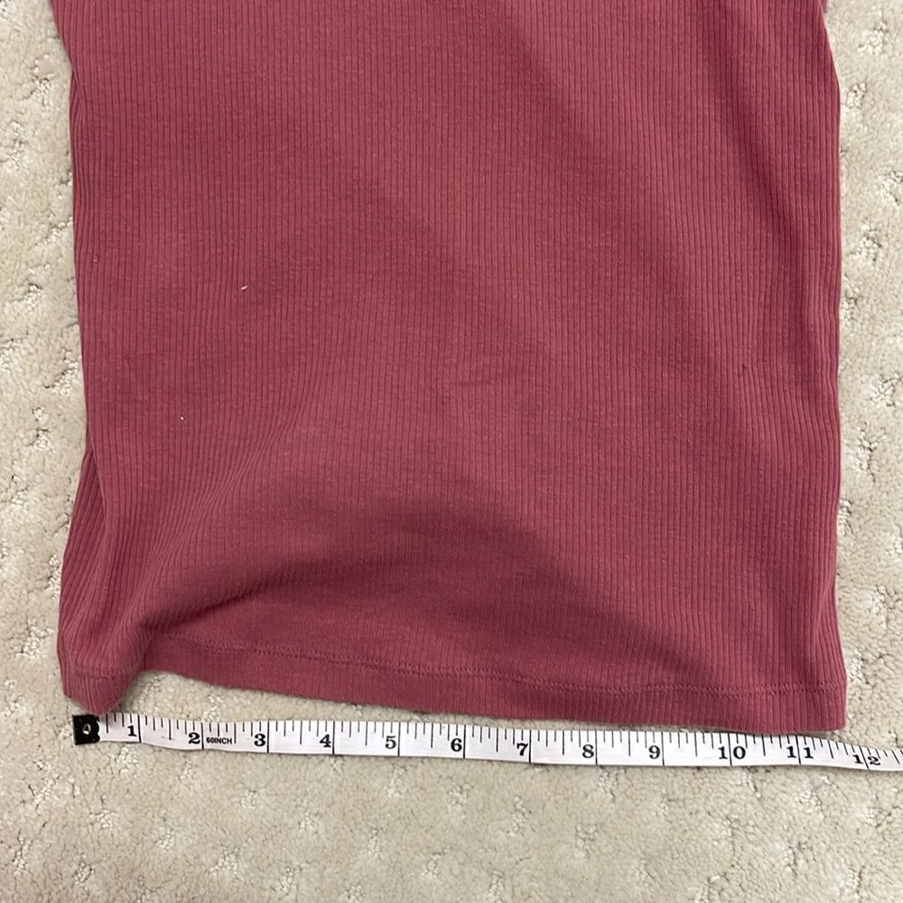 Gap Ribbed Tank Top, Size Extra Small, Rust - Picture 5 of 7
